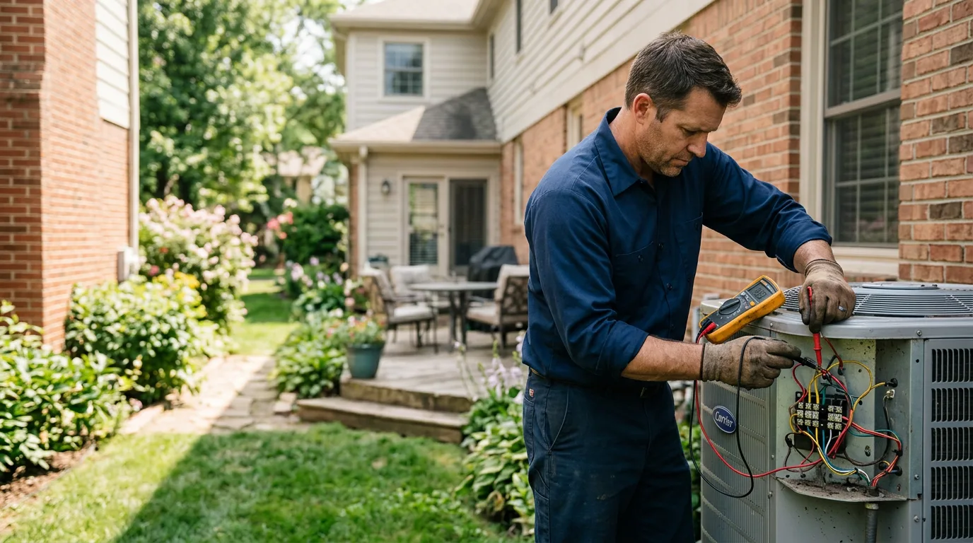 HVAC technician working near Hawkins, TX